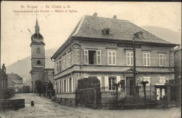 St Kreuz Saint-Croix St. Kreuz Gemeindehaus Kirc