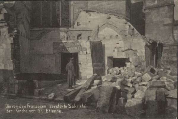Saint-Etienne 42 Loire Saint-Etienne Sakristei Zerstörung