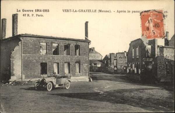 Vert-Toulon Vert-la-Gravelle Meuse Zerstörung