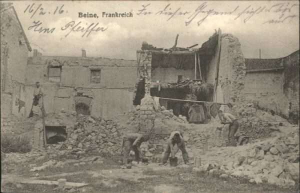 Beine-Nauroy Marne Zerstörung