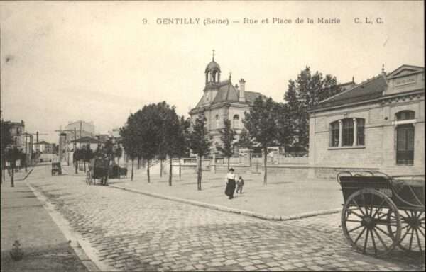 Gentilly Seine Rue Place Mairie
