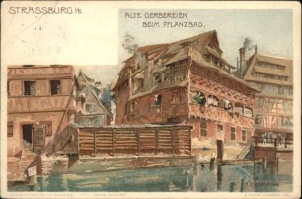 Strasbourg Alsace Strassburg_Elsass Gerberei Pflanzbad Kü