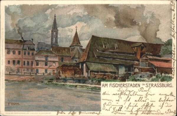 Strasbourg Alsace Strassburg_Elsass Fischerstaden Künstle