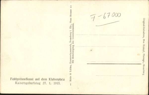 Strasbourg Alsace Strassburg_Elsass Kleberplatz Gottesdie – Bild 2