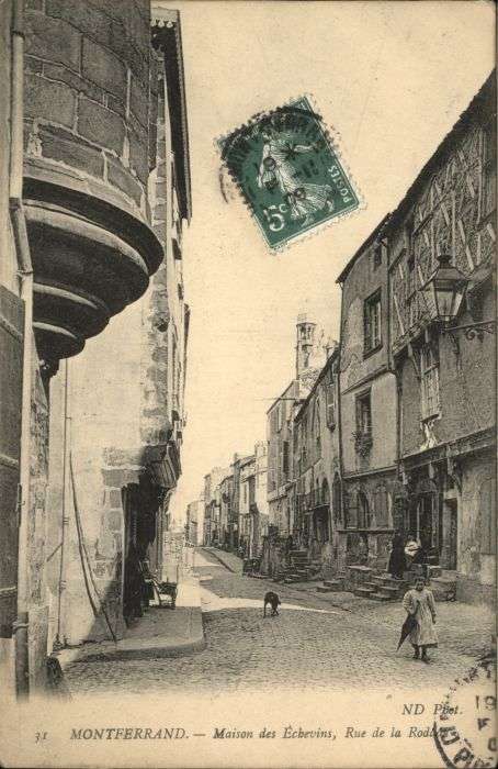 Montferrand Maison Echevins Rue