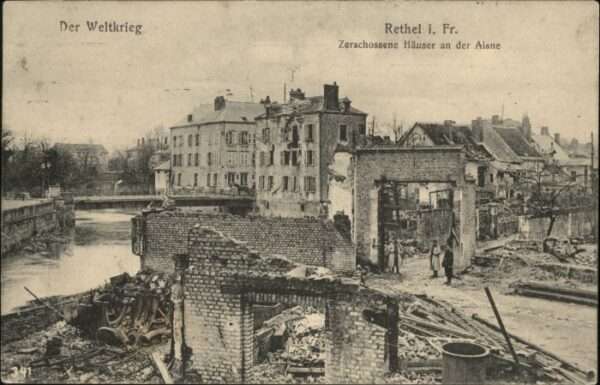 Rethel Ardennes Rethel  Aisne Zerstörung