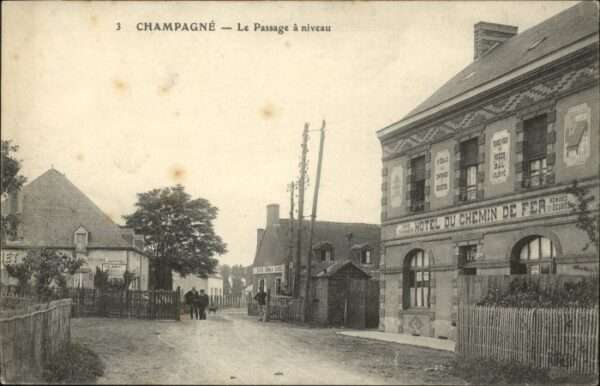 Champagne Sarthe Passage a Niveau