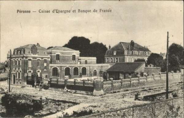 Peronne 80 Somme Peronne Caisse Epargne Banque France