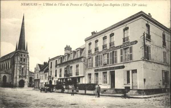 Nemours Seine-et-Marne Nemours Hotel Ecu France Eglise Saint-J
