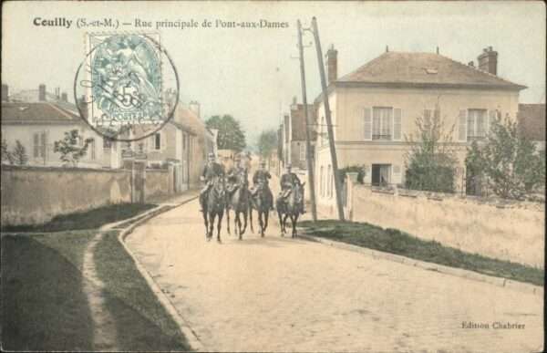 Couilly-Pont-aux-Dames Principale Pont-aux-Dames Soldat Pferd