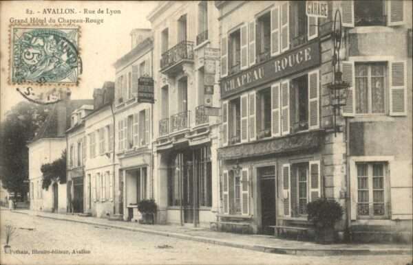 Avallon Rue Lyon Grand Hotel Chapeau-Rouge