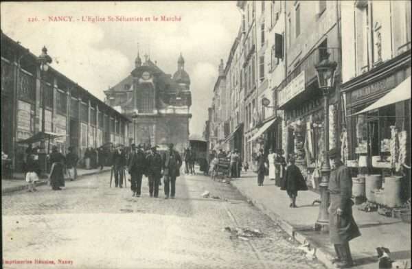 Nancy Lothringen Nancy Eglise St. Sebastien Place Marche