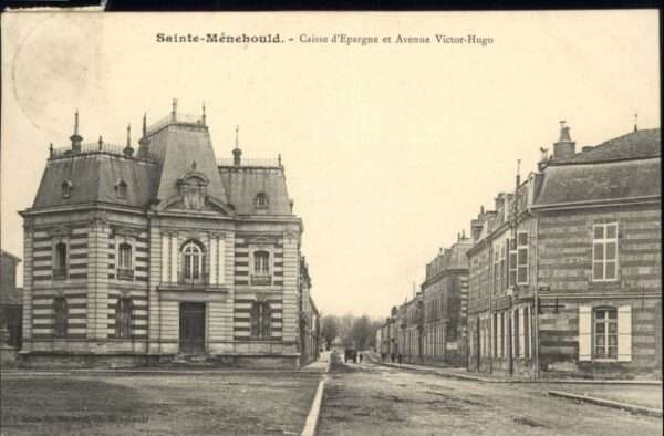 Sainte-Menehould Caisse Espargne Avenue Victor-Hugo