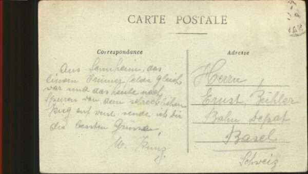 Cernay Elsass Grand Rue Zerstörung – Bild 2