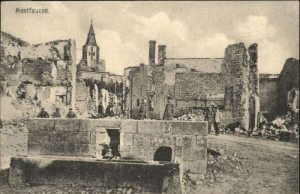 Montfaucon 55-d Argonne Montfaucon Zerstörung