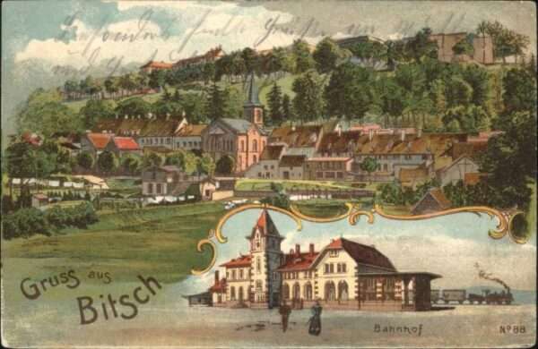 Bitsch Lothringen Bitsch Bahnhof