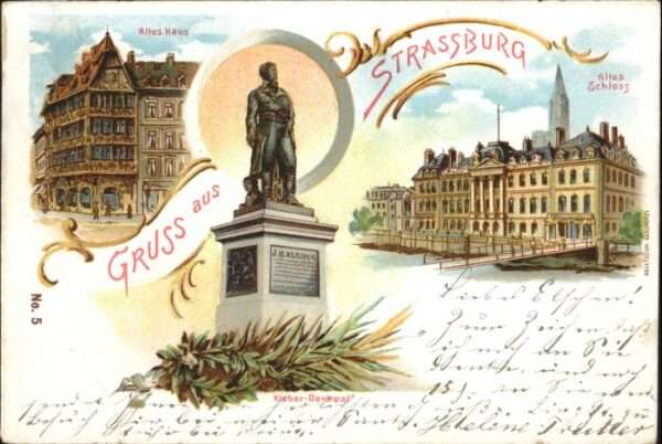 Strasbourg Alsace Strassburg_Elsass Schloss Altes Haus Kl