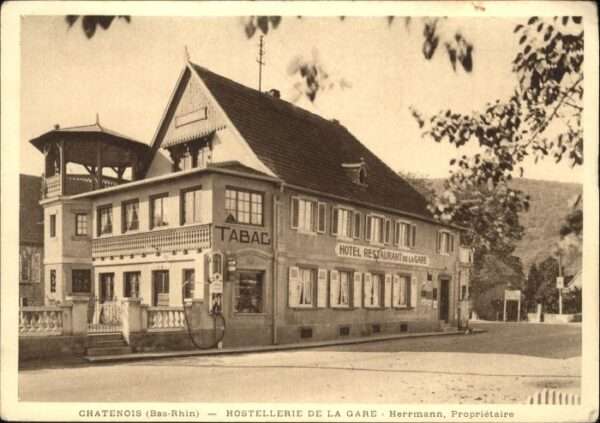 Chatenois Selestat-Erstein Hostellerie de la Gare