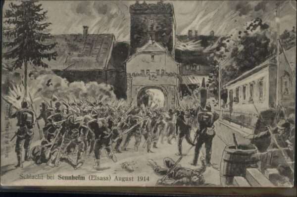 Sennheim Elsass Schlacht