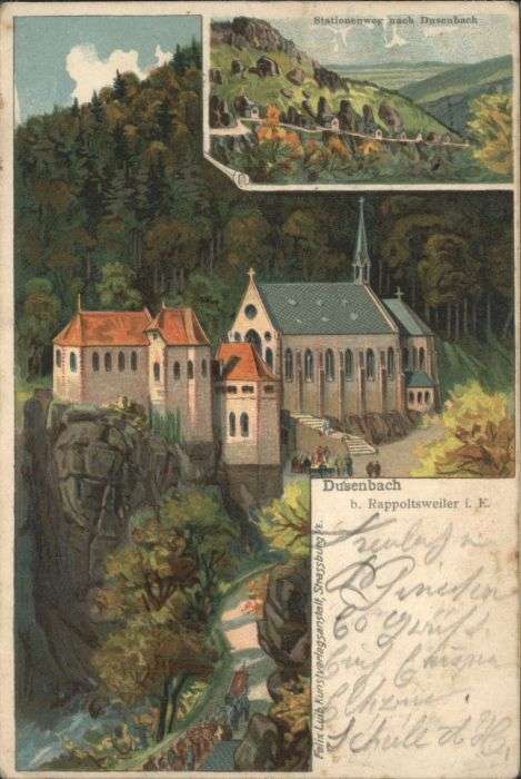 Rappoltsweiler Haut Rhin Elsass Rappoltsweiler Elsass Dusenbach Kloster