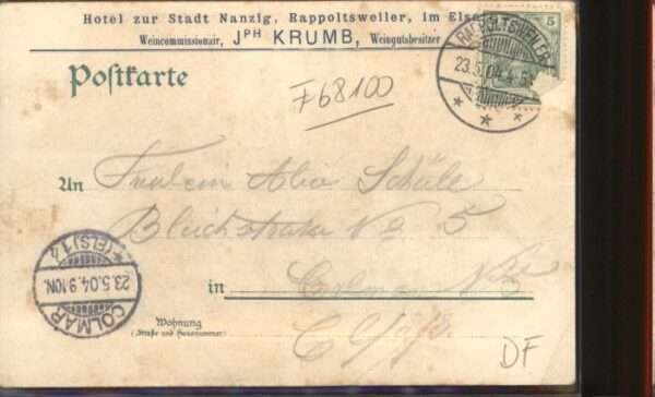 Rappoltsweiler Haut Rhin Elsass Rappoltsweiler Elsass Dusenbach Kloster – Bild 2