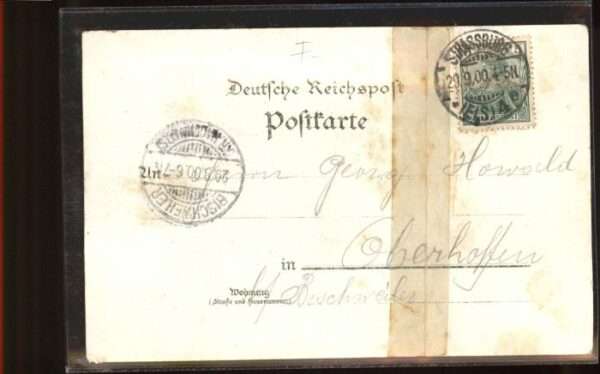 Girbaden Forsthaus Ruine Litho – Bild 2