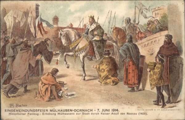 Muehlhausen Elsass Mülhausen_Elsass Dornach Eingemeindungs