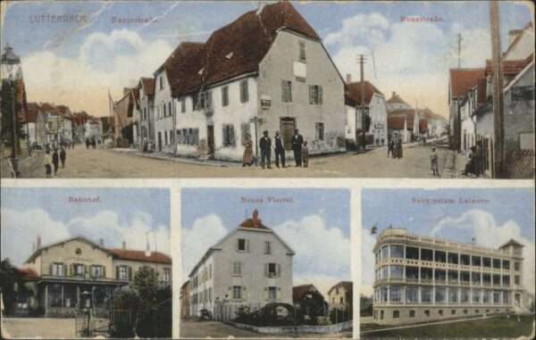 Lutterbach Bahnhof Neues Viertel Sanatorium Lalanc