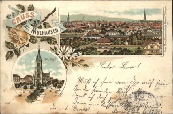 Muehlhausen Elsass Mülhausen_Elsass Kirche