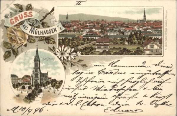Muehlhausen Elsass Mülhausen_Elsass Kirche