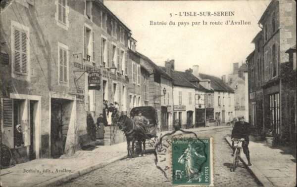 L Isle-sur-Serein Route Avallon