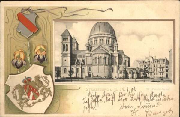 Strasbourg Alsace Strassburg_Elsass St. Peterskirche Wapp