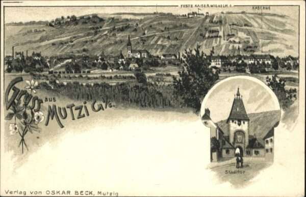 Mutzig Elsass Stadttor Kaserne Feste Kaiser Wi