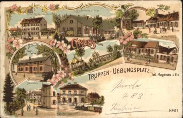 Hagenau Elsass Truppenübungsplatz Hotel Restaurant Hir