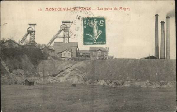 Montceau-les-Mines Puits Magny Bergbau