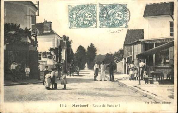 Mortcerf Route Paris