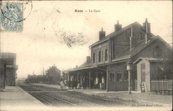 Ham Somme Ham Gare Bahnhof