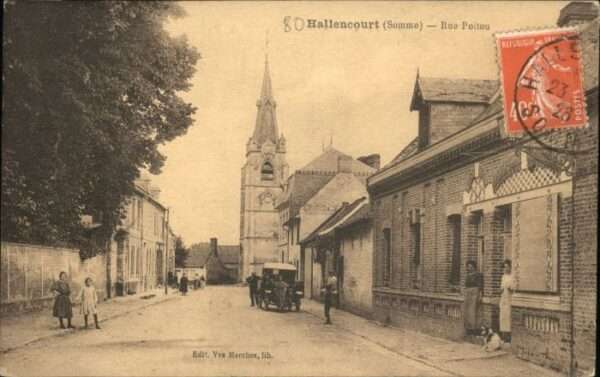 Hallencourt Somme Rue Poitou