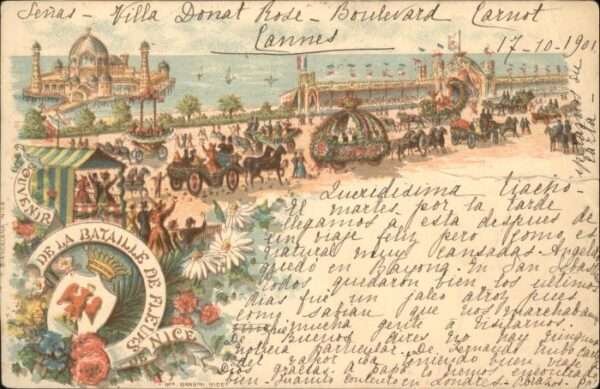 Nice Alpes Maritimes Nice Bataille Fleurs Wappen