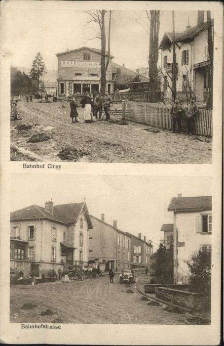 Cirey-sur-Vezouze Bahnhof Bahnhofstrasse