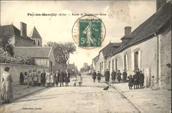 Fay-les-Marcilly Aube Route Nogent-sur-Seine
