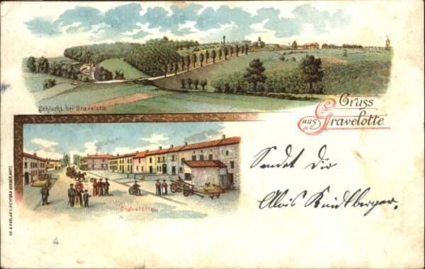 Gravelotte Moselle Schlucht Litho