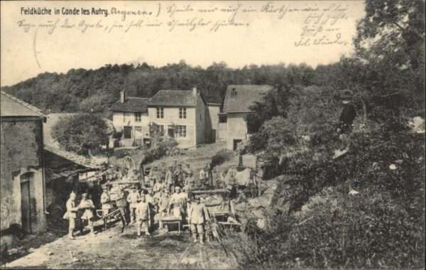 Conde-les-Autry Feldküche Soldaten