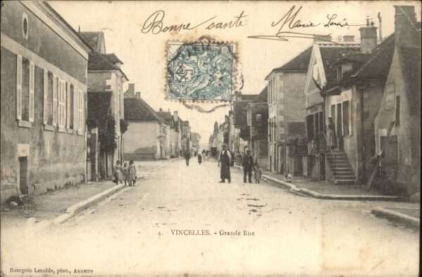 Vincelles Yonne Grande Rue