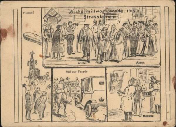 Strasbourg Alsace Strassburg_Elsass Aschermittwoch Parade