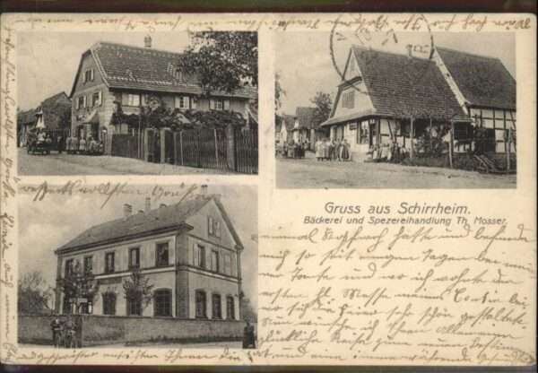 Schirrheim Bäckerei Spezereihandlung Th. Mosser