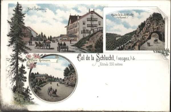 Col de la Schlucht Vosges Hotel Defranoux Chalet Hartmann