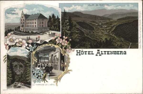 Altenberg Elsass Hotel Vallee Munster Terrasse