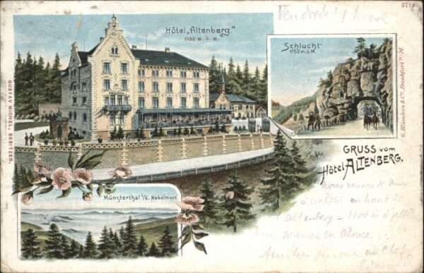 Altenberg Elsass Hotel Schlucht Münsterthal