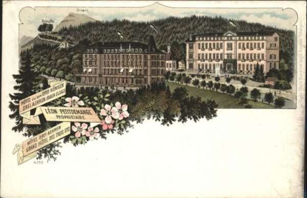 Drei-Aehren Trois-Epis otel Litho
